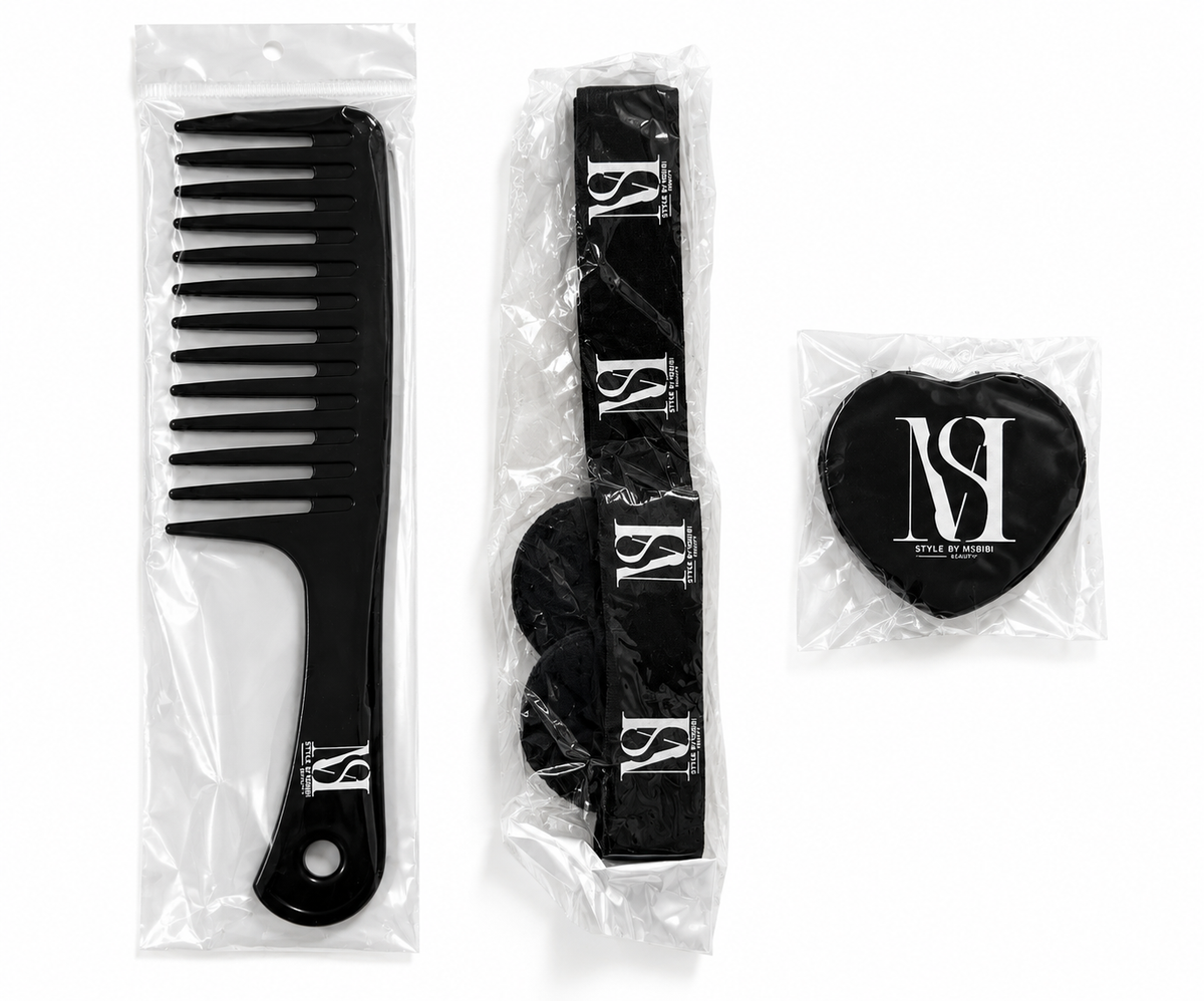 Black Double Drawn Human Hair