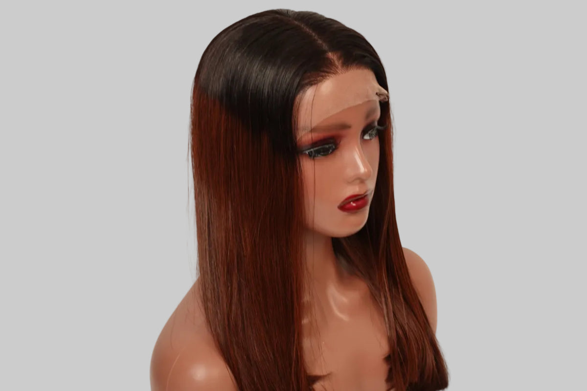 Brown Transparent lace wig