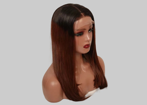 Brown Transparent lace wig