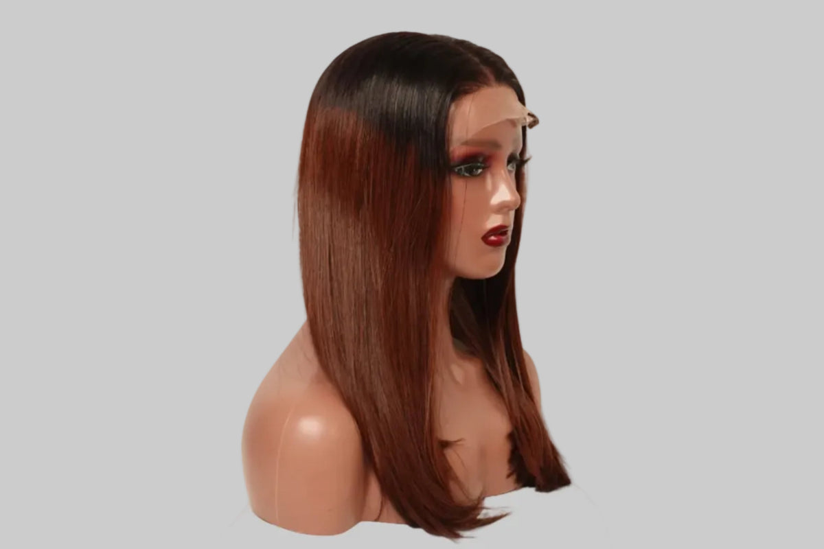 Brown Transparent lace wig
