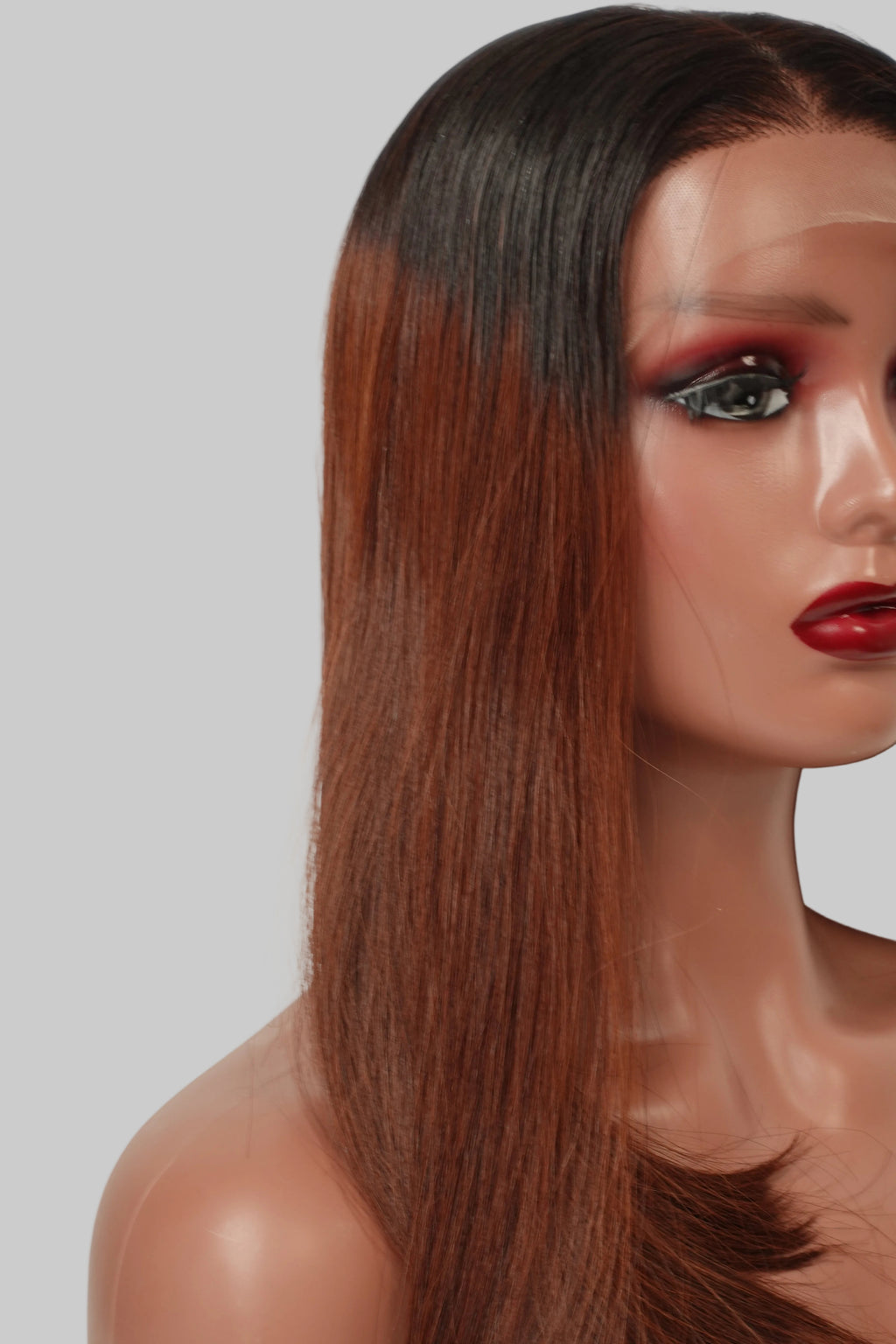 Brown Transparent lace wig