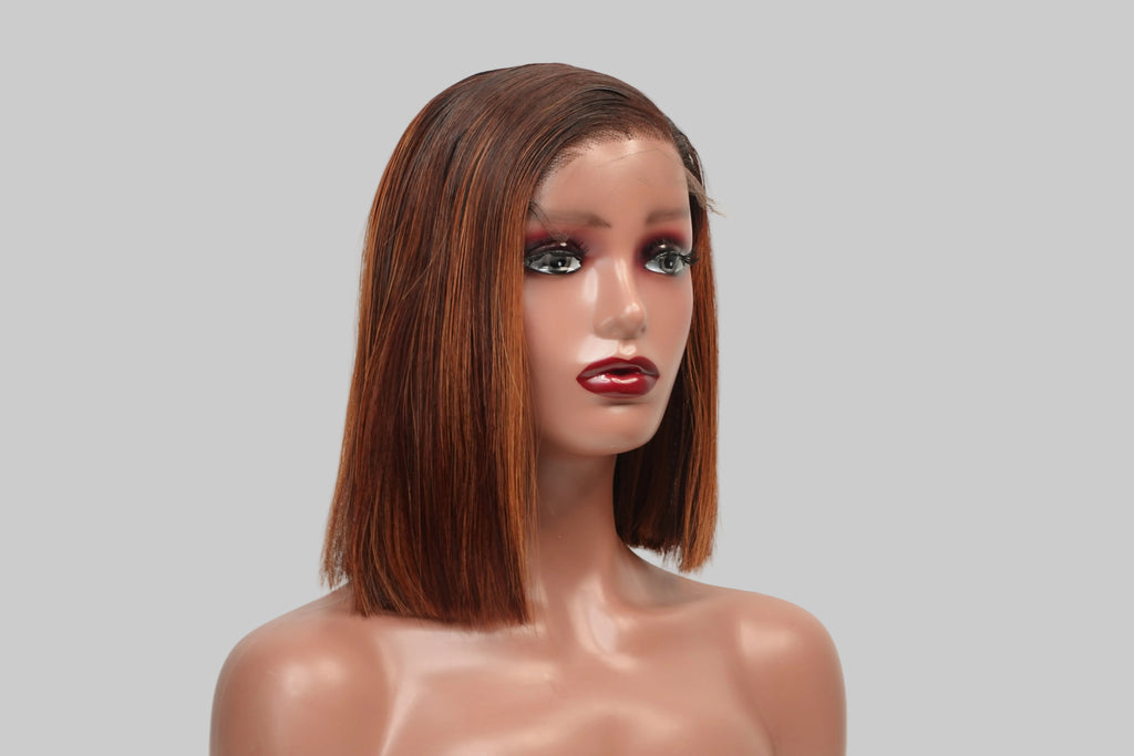 Brown Bob Human Hair Wig