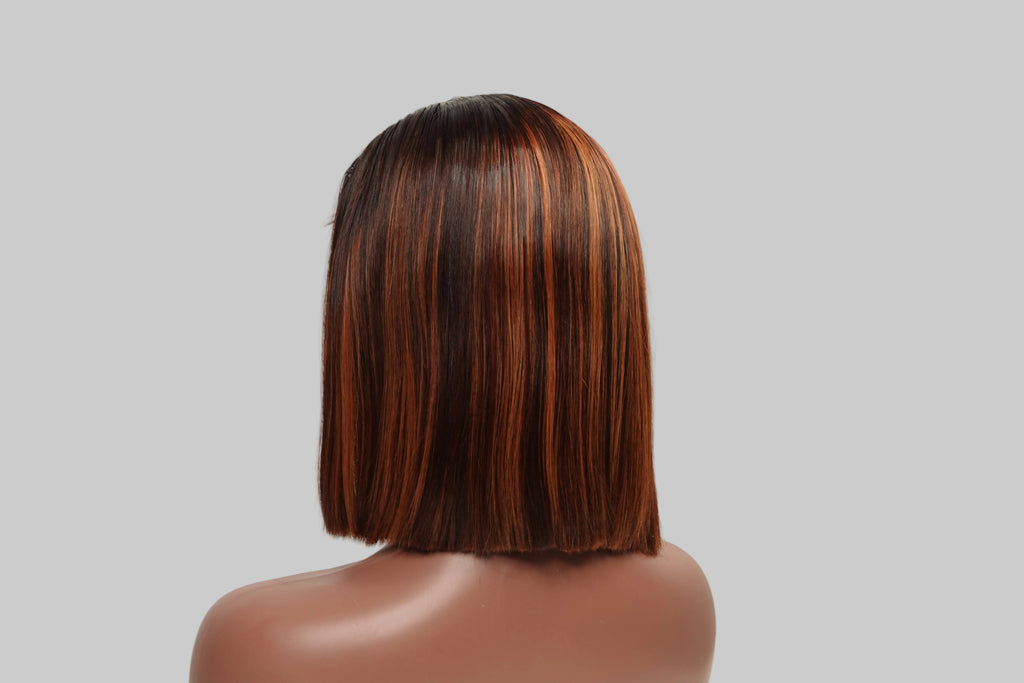 Brown Bob Human Hair Wig