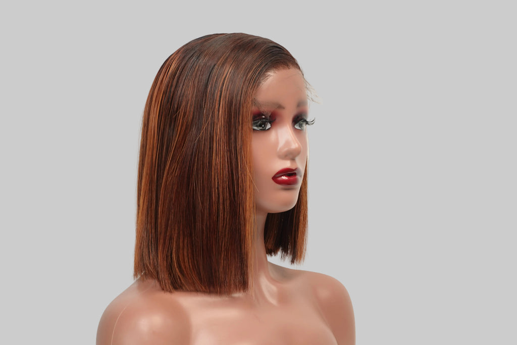 Brown Bob Human Hair Wig